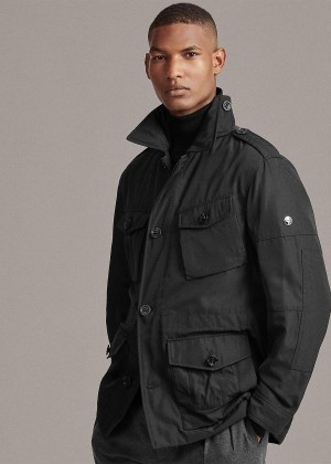 Kurtki Ralph Lauren RLX Field Jacket Męskie Czarne | DJEF9407