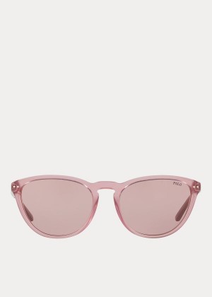 Okulary Przeciwsłoneczne Ralph Lauren Cat-Eye Sunglasses Damskie Głęboka Różowe | NNQO4581