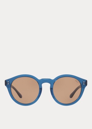 Okulary Przeciwsłoneczne Ralph Lauren Heritage Sunglasses Damskie Niebieskie | NSUW0259