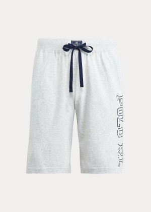 Piżama Ralph Lauren Cotton Jersey Sleep Short Męskie Szare | UTAA2980