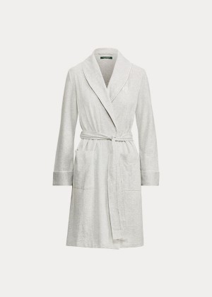 Piżama Ralph Lauren Herringbone Interlock Robe Damskie Szare | RZCU4433