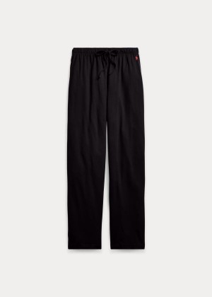 Piżama Ralph Lauren Supreme Comfort Pajama Pant Męskie Czarne | KFLL0520