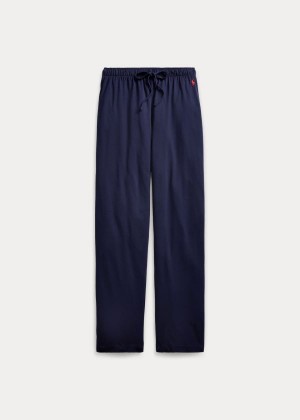 Piżama Ralph Lauren Supreme Comfort Pajama Pant Męskie Granatowe | UPTK1361