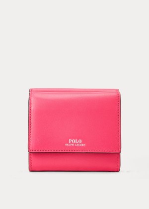 Portfele Ralph Lauren Nappa Leather Wallet Damskie Różowe | TMBI0755