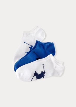 Skarpetki Ralph Lauren Big Pony Sock 3-Pack Męskie Głęboka Granatowe | YQGB9053