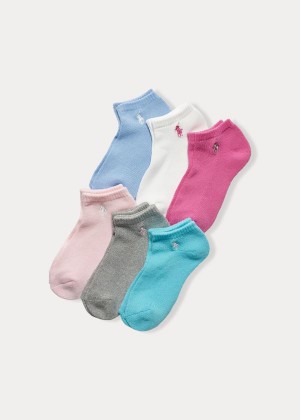 Skarpetki Ralph Lauren Low-Profile Sport Sock 6-Pack Damskie Kolorowe | XSFD1799