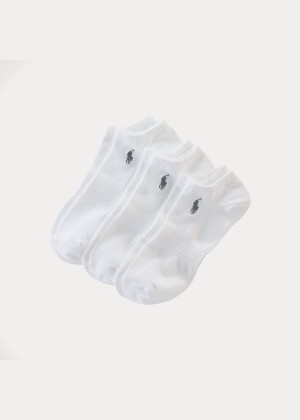 Skarpetki Ralph Lauren Sport Sock 3-Pack Męskie Białe | FOGM9246