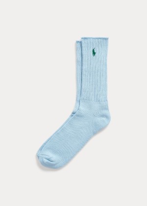 Skarpetki Ralph Lauren The Earth Crew Sock Męskie Głęboka Niebieskie | KXXP9248