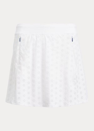 Spódnice Ralph Lauren Eyelet Golf Skort Damskie Białe | YPYM3580