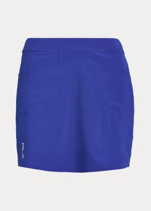 Spódnice Ralph Lauren Perforated Stretch Golf Skort Damskie Królewski Niebieski Niebieskie | FQSR4238