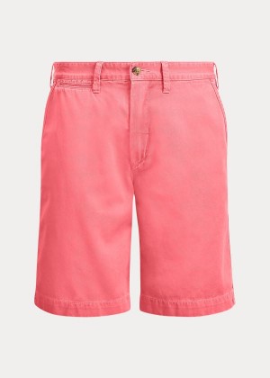 Spodenki Ralph Lauren Classic Fit Chino Short Męskie Czerwone | OTHJ1204