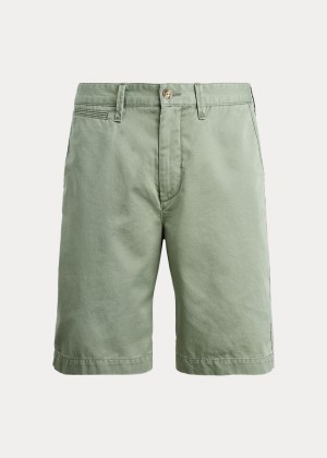 Spodenki Ralph Lauren Classic Fit Chino Short Męskie Zielone | KZZI3534