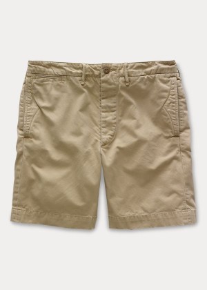 Spodenki Ralph Lauren Cotton Officer's Chino Short Męskie Khaki | KAUW9712