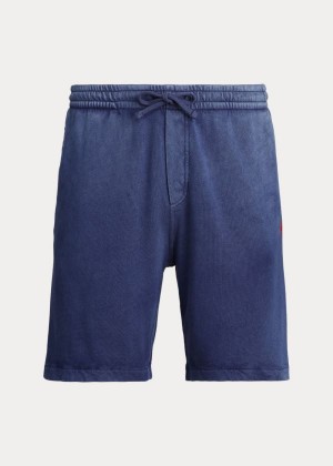 Spodenki Ralph Lauren Cotton Spa Terry Short Męskie Granatowe | ETHZ5576