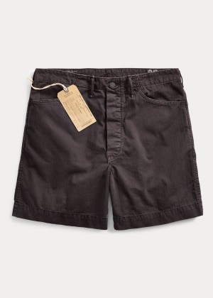 Spodenki Ralph Lauren Field Chino Short Męskie Czarne | JSSU7965