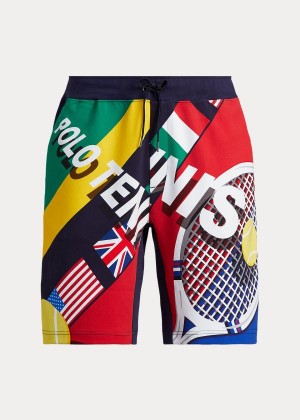 Spodenki Ralph Lauren Polo Tennis Interlock Short Męskie Kolorowe | BNZM9625