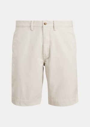 Spodenki Ralph Lauren Stretch Classic Fit Short Męskie Beżowe | BQLY7265