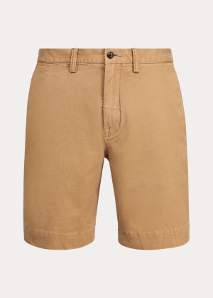 Spodenki Ralph Lauren Stretch Classic Fit Short Męskie Khaki | KCMA4766