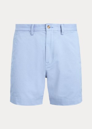 Spodenki Ralph Lauren Stretch Classic Fit Short Męskie Niebieskie | AWMH9225