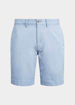 Spodenki Ralph Lauren Stretch Classic Fit Short Męskie Niebieskie | HVKY5074