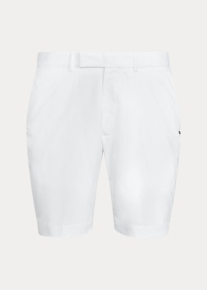 Spodenki Ralph Lauren Tailored Fit Performance Short Męskie Białe | OOAN0713