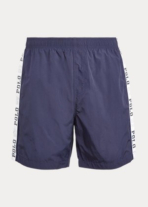 Spodenki Ralph Lauren Water-Repellent Short Męskie Granatowe | CSMM3694