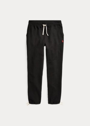 Spodnie Do Biegania Ralph Lauren Cotton-Blend-Fleece Pant Męskie Czarne | QMTA2474