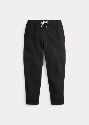 Spodnie Do Biegania Ralph Lauren Cotton-Blend-Fleece Pant Męskie Czarne | VYUC0783