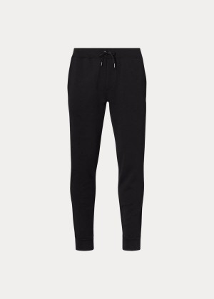 Spodnie Do Biegania Ralph Lauren Double-Knit Jogger Pant Męskie Czarne | XJNY7521