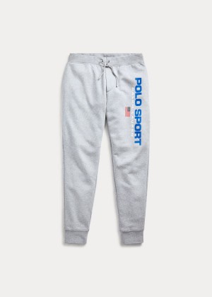 Spodnie Do Biegania Ralph Lauren Polo Sport Fleece Jogger Pant Męskie Szare | DYOF2156