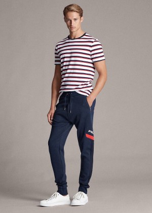 Spodnie Do Biegania Ralph Lauren RLX Performance Track Pant Męskie Granatowe | IKFT8314