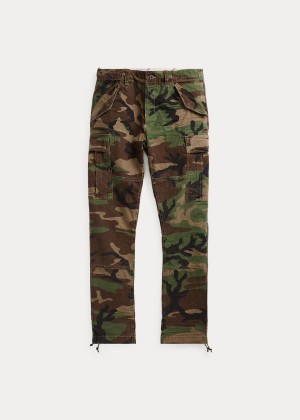 Spodnie Ralph Lauren Classic Tapered Fit Cargo Pant Męskie Camo | WQZR4565