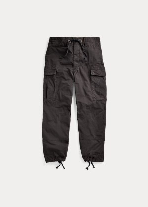 Spodnie Ralph Lauren Cotton-Blend Cargo Pant Męskie Czarne | BEYZ1881