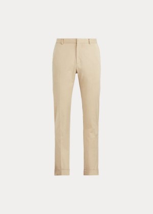 Spodnie Ralph Lauren Polo Stretch Chino Trouser Męskie Brązowe | WDQE5994