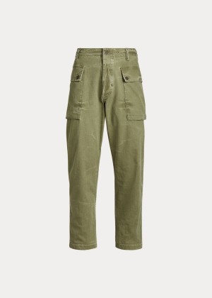 Spodnie Ralph Lauren Relaxed Fit Surplus Pant Męskie Oliwkowe | IHBZ9963