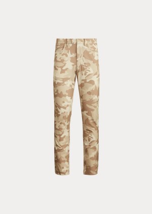 Spodnie Ralph Lauren Slim Fit Camo Stretch Pant Męskie Khaki Camo | EBLY4661