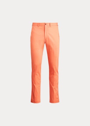 Spodnie Ralph Lauren Slim Fit Stretch Chino Pant Męskie Pomarańczowe | RPWC4719