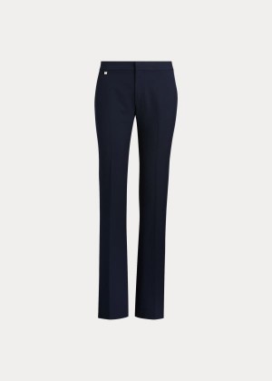 Spodnie Ralph Lauren Straight-Leg Pant Damskie Granatowe | QCUG3744