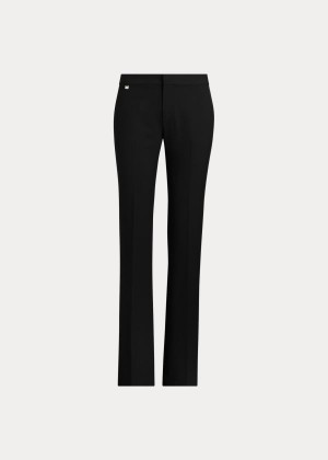 Spodnie Ralph Lauren Straight-Leg Pant Damskie Czarne | CFVD3875