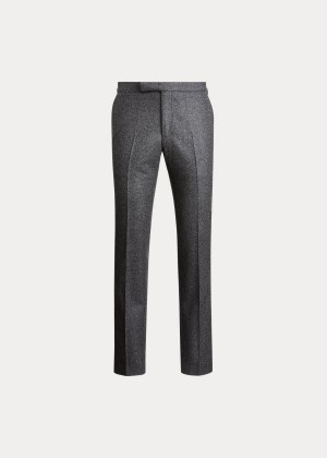 Spodnie Ralph Lauren Stretch Flannel Trouser Męskie Szare | IAHX1474