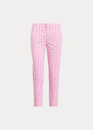 Spodnie Ralph Lauren Stretch Golf Capri Pant Damskie Różowe | QOCP3637