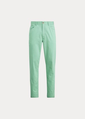 Spodnie Ralph Lauren Tailored Stretch Chino Pant Męskie Zielone | FZXY6244