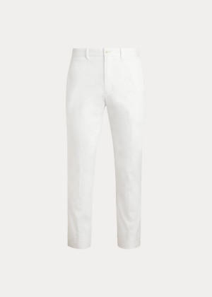 Spodnie Ralph Lauren Tailored Stretch Twill Pant Męskie Białe | MRBL5611