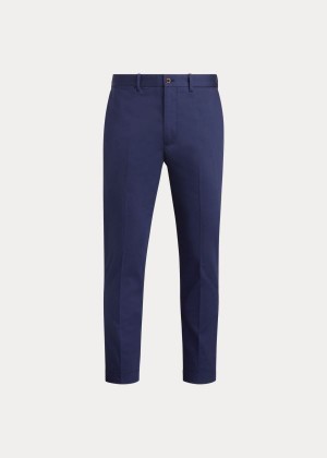 Spodnie Ralph Lauren Tailored Stretch Twill Pant Męskie Granatowe | OUIH7822