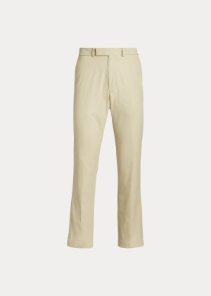 Spodnie Ralph Lauren Tailored Stretch Twill Pant Męskie Khaki | YXGT1462