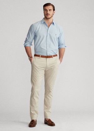 Spodnie Ralph Lauren The Polo Weekday Pant Męskie Beżowe | TQAA0059