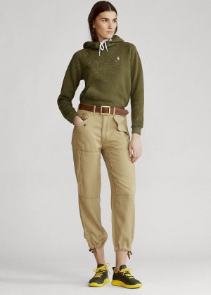 Spodnie Ralph Lauren Twill Cargo Pant Damskie Brązowe | KWVJ4917