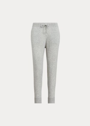 Spodnie Ralph Lauren Washable Cashmere Golf Jogger Damskie Głęboka Szare | AMNI4208