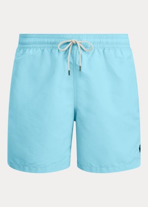 Stroje Pływackie Ralph Lauren Traveler Swim Trunk Męskie Niebieskie | XRDL0505