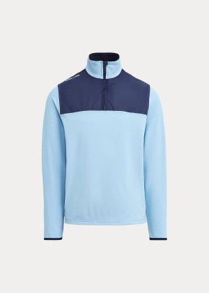 Swetry Ralph Lauren Performance Hybrid Pullover Męskie Niebieskie | THAG8032